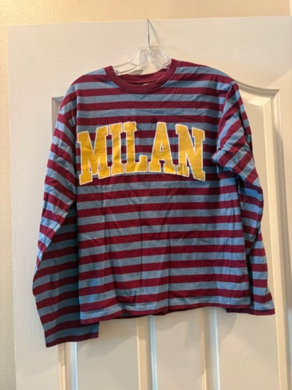 Long sleeve anthropologie stripped t shirt